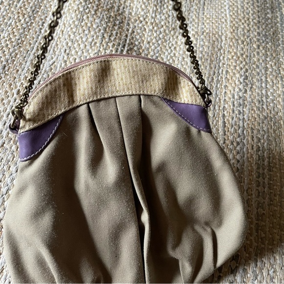 Vintage anna kaszer purse bag evening clutch with chain 10” - Picture 2 of 9